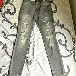 Tattered Jeans | gray | 31/32 | H&M | new with tags